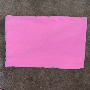 Pink top shop tube top